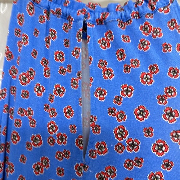 Loft flounce aline  dress. Key hole back. Size medium. Fourth of July - Picture 4 of 8